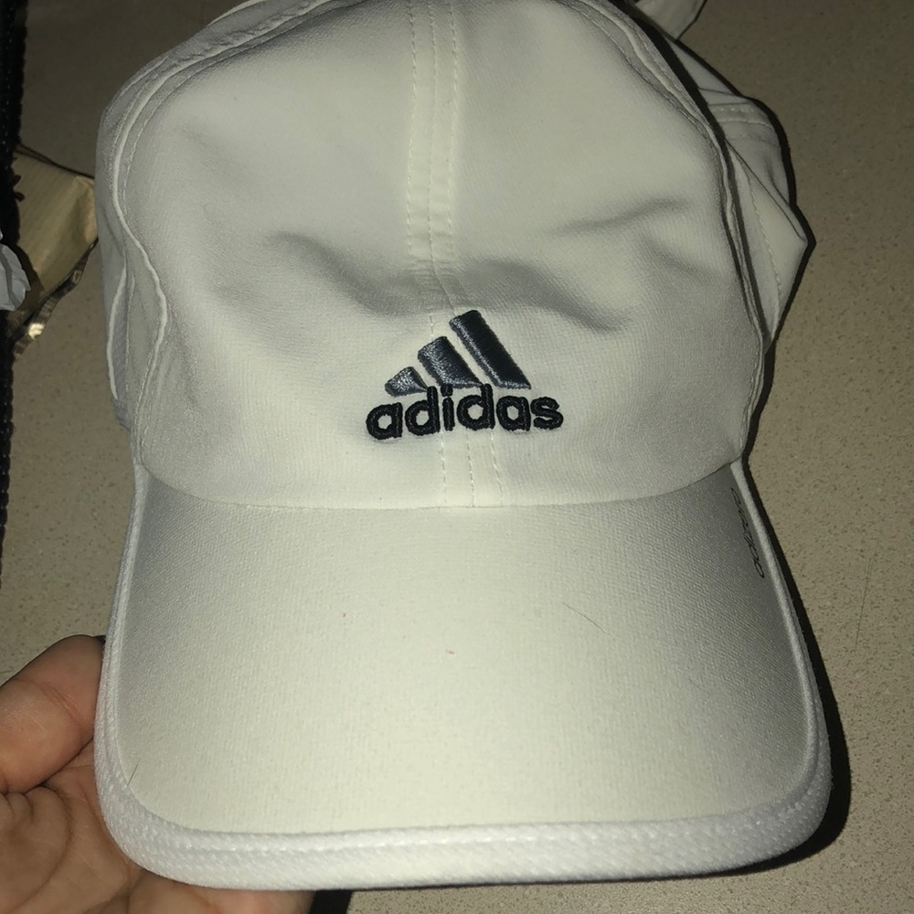 White Adidas Hat